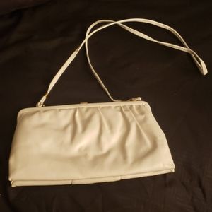 🤯3/$12 JR White Vinyl Vintage Crossbody Bag